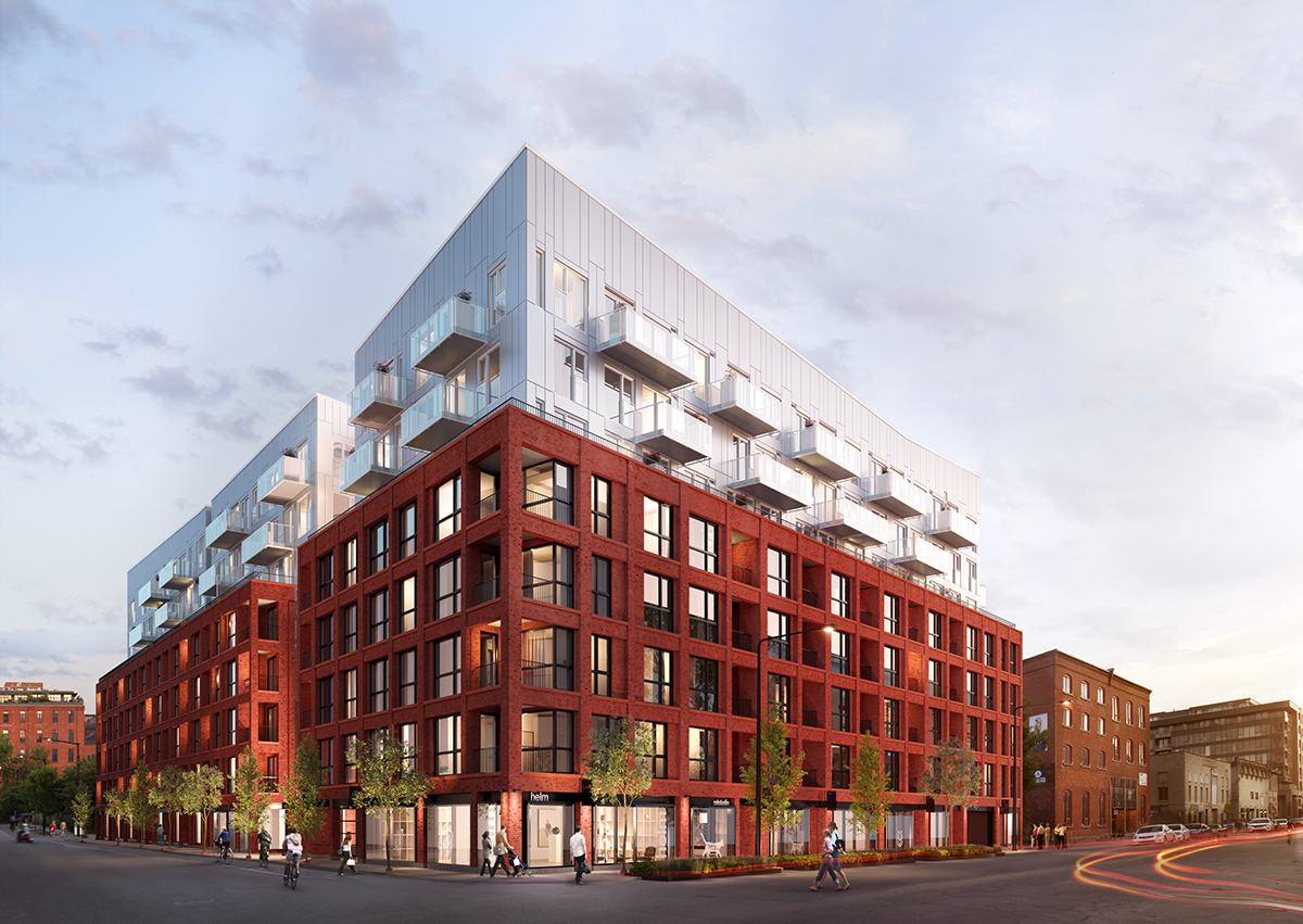 Quartier G n ral A welcoming condo project located in Griffintown West